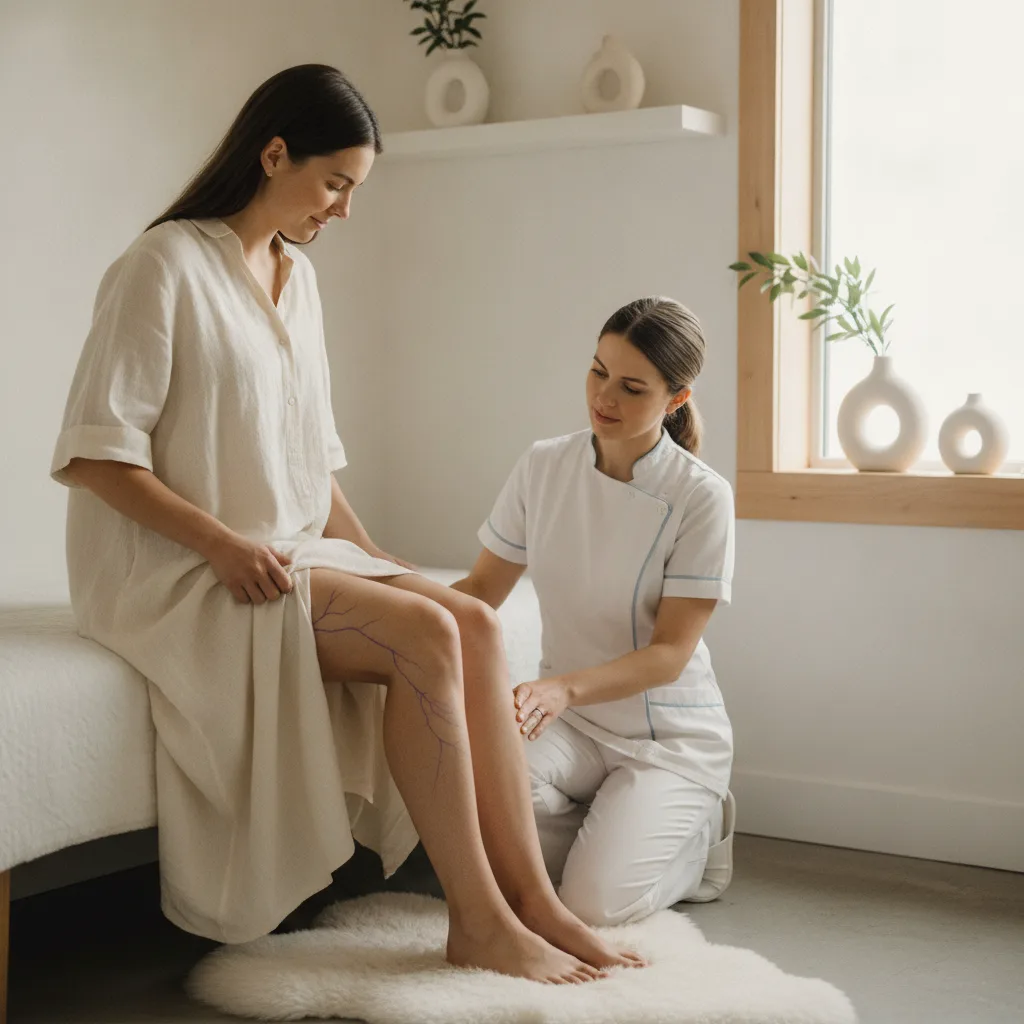enlever varicosités jambes sans sclérose
