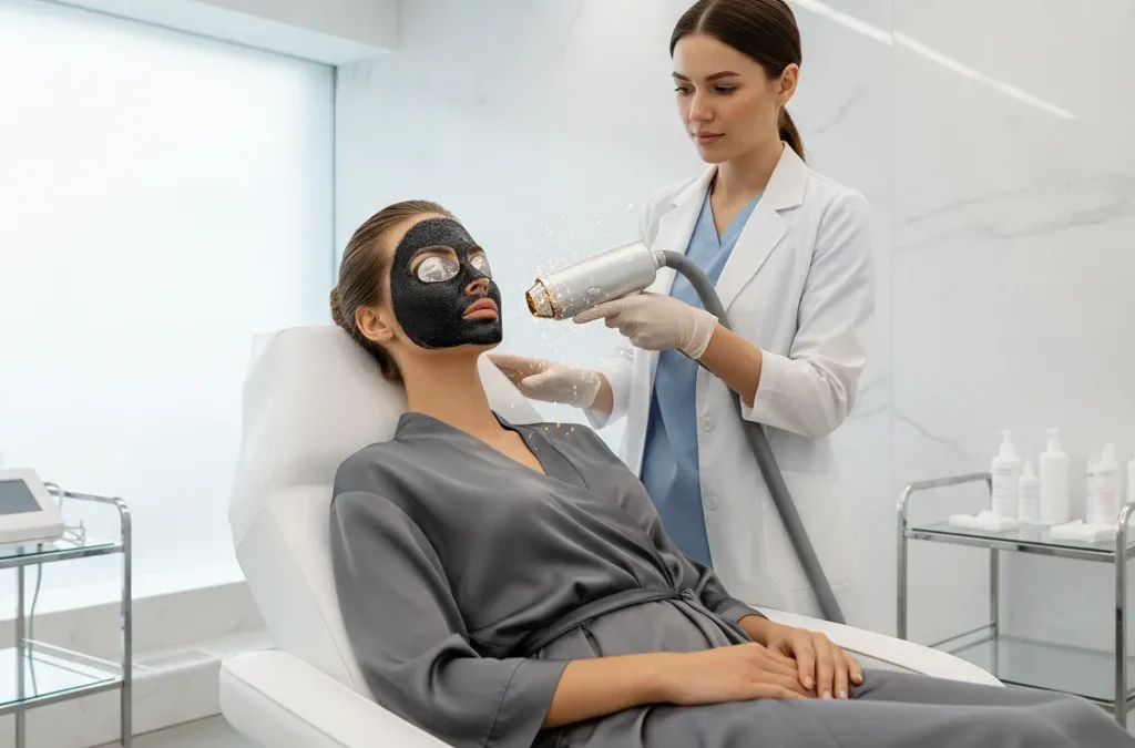 Bienfaits du carbon peel, le soin coup d&rsquo;éclat des stars